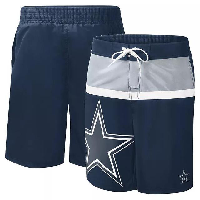 Mens G-III Sports by Carl Banks Dallas Cowboys Sea Wind Swim Trunks Blue Product Image