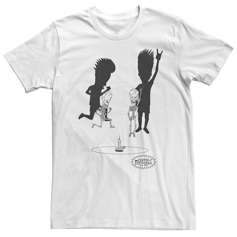 Mens Beavis And Butthead Skeleton Rock Out Short Sleeve Tee product image