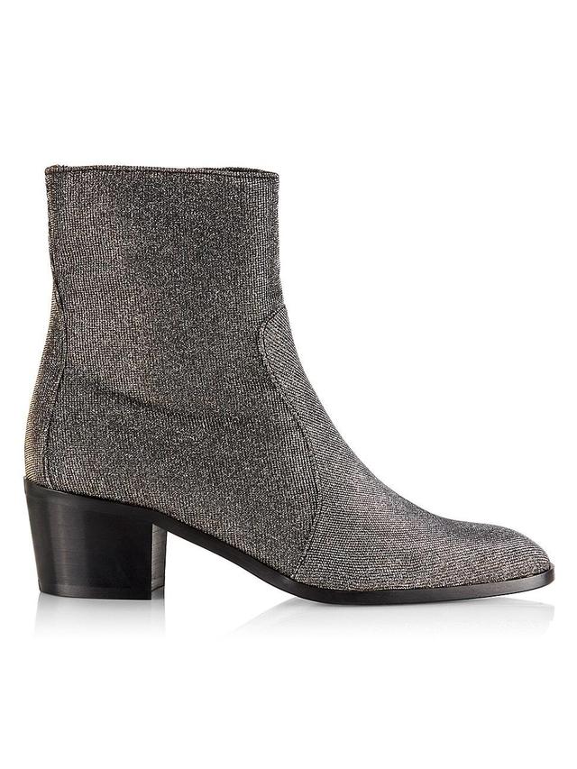 Womens Steffy Glittery Vegan Ankle Booties Product Image