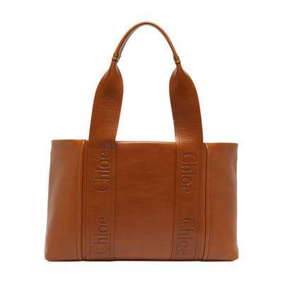 Woody Tote Bag In Brown Product Image