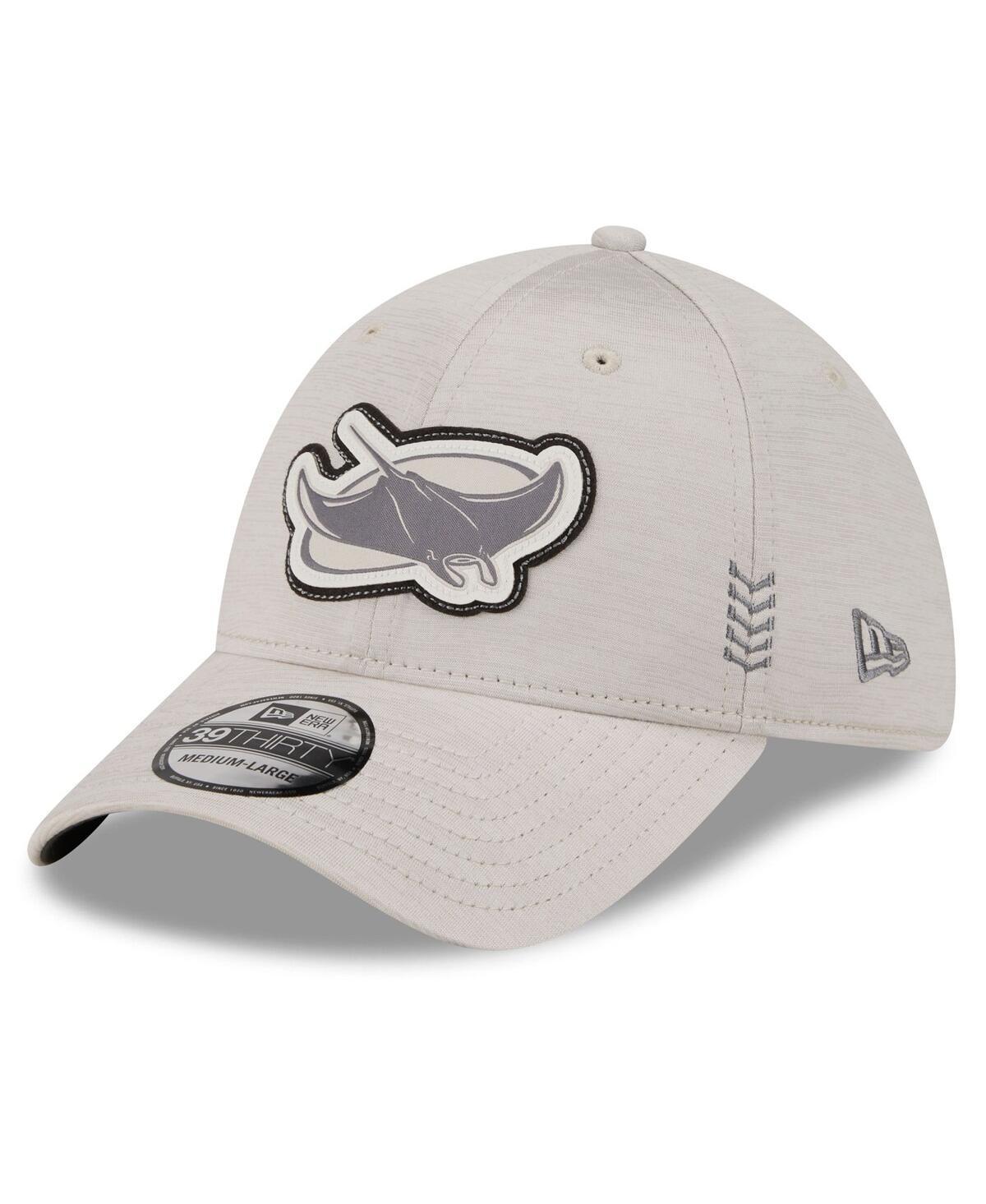 Mens New Era Cream Tampa Bay Rays 2024 Clubhouse 39THIRTY Flex Fit Hat Product Image