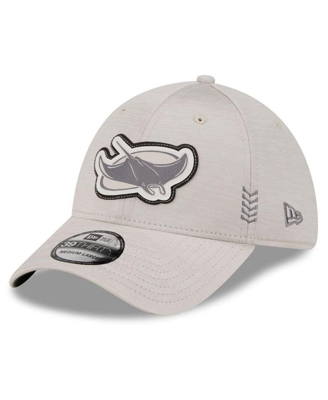 Mens New Era Cream Tampa Bay Rays 2024 Clubhouse 39THIRTY Flex Fit Hat Product Image