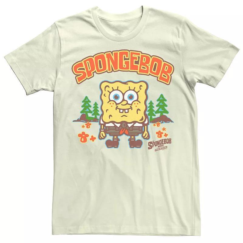 Mens SpongeBob Sponge On The Run At Camp Smile Tee Product Image