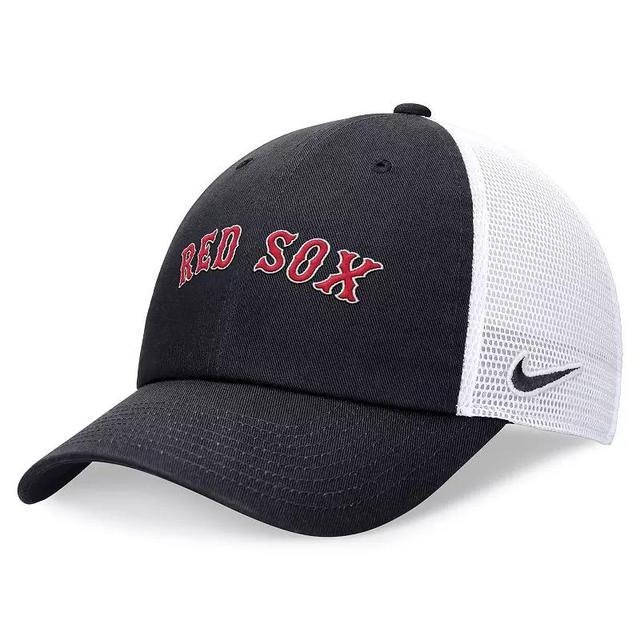 Mens Nike Houston Astros Evergreen Wordmark Trucker Adjustable Hat Blue Product Image