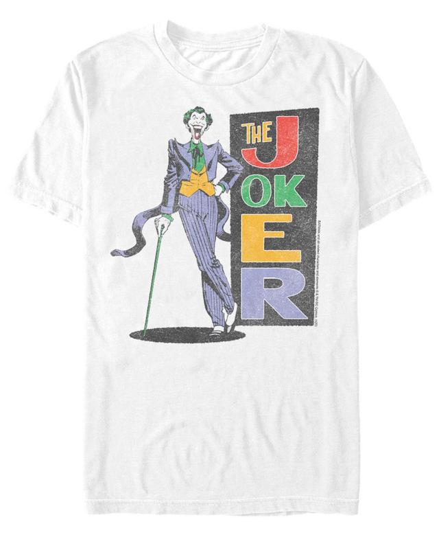 Mens Batman The Joker Vintage Name Stack Tee Product Image