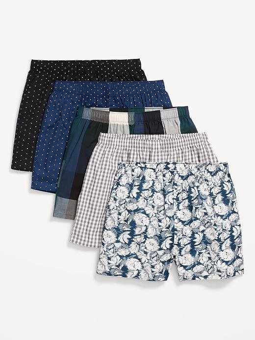 5-Pack Poplin Boxer Shorts Product Image