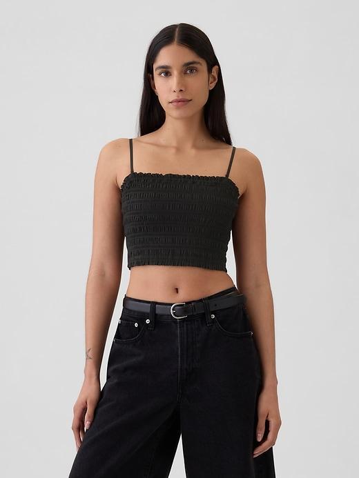 Cropped Smocked Cami Product Image