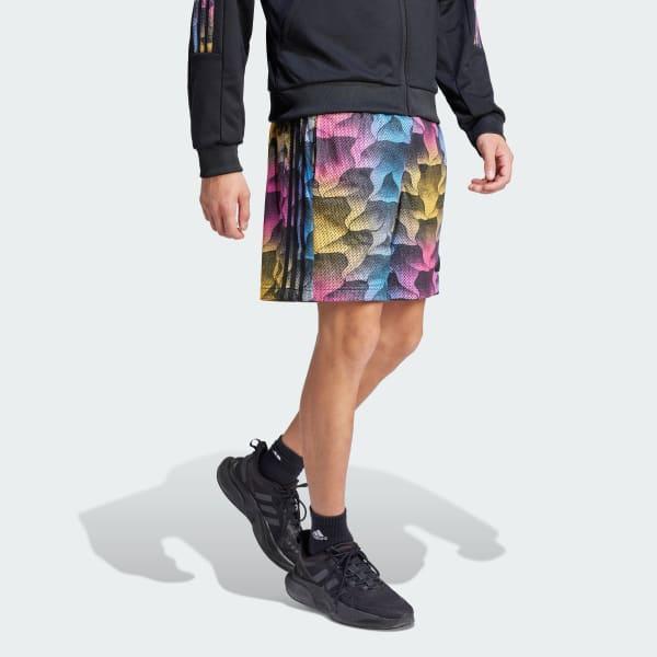 Tiro Allover Print Mesh Shorts Product Image