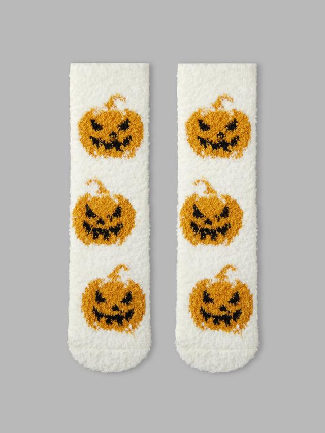 PUMPKIN FUZZY SOCKS Product Image