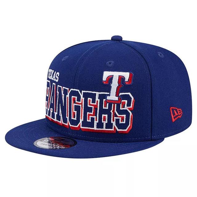 Mens New Era Royal Texas Rangers Game Day Bold 9FIFTY Snapback Hat Product Image