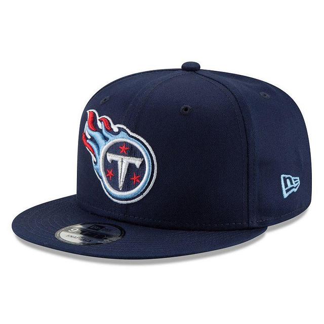 Mens New Era Tennessee Titans Basic 9FIFTY Adjustable Snapback Hat, Blue Product Image