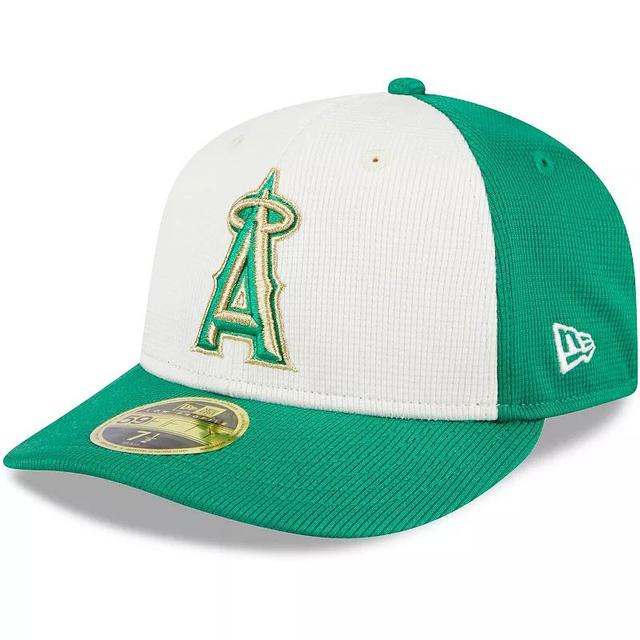 Mens New Era /Green Los Angeles Angels 2024 St. Patricks Day Low Profile 59FIFTY Fitted Hat Product Image