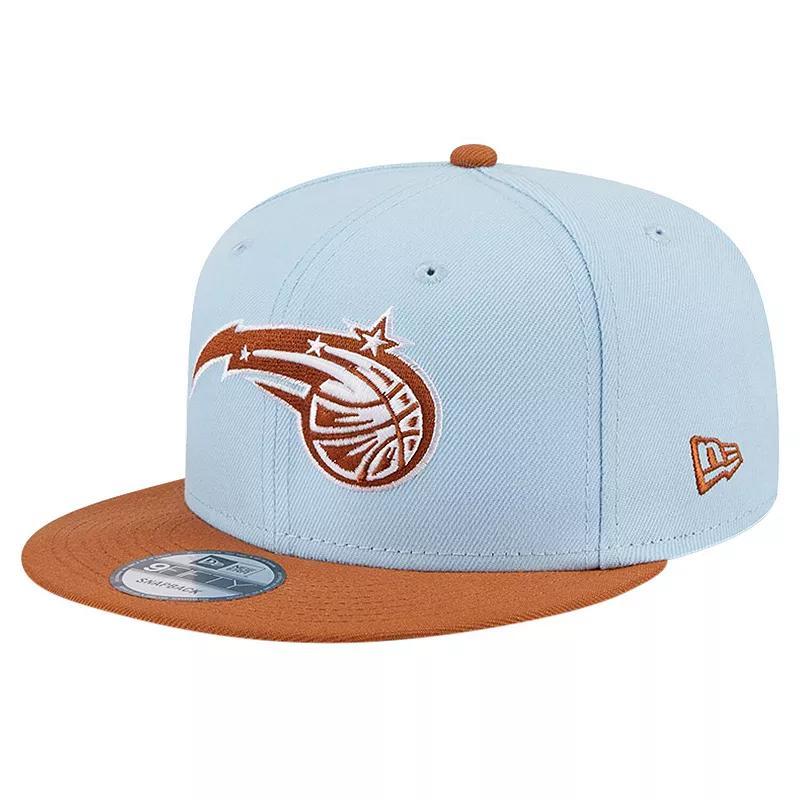 Mens New Era /Brown Orlando Magic 2-Tone Color Pack 9FIFTY Snapback Hat Product Image