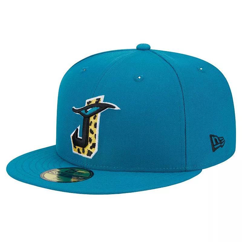 Mens New Era Teal Jacksonville Jaguars City Originals 59FIFTY Fitted Hat Product Image