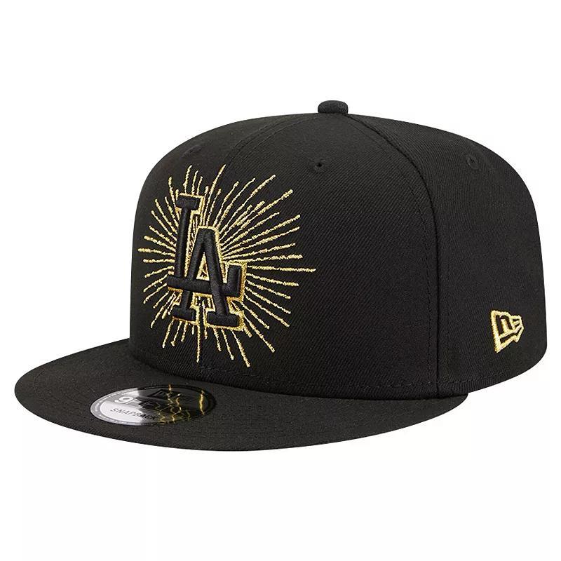 Mens New Era Los Angeles Dodgers Metallic Logo 9FIFTY Snapback Hat Product Image