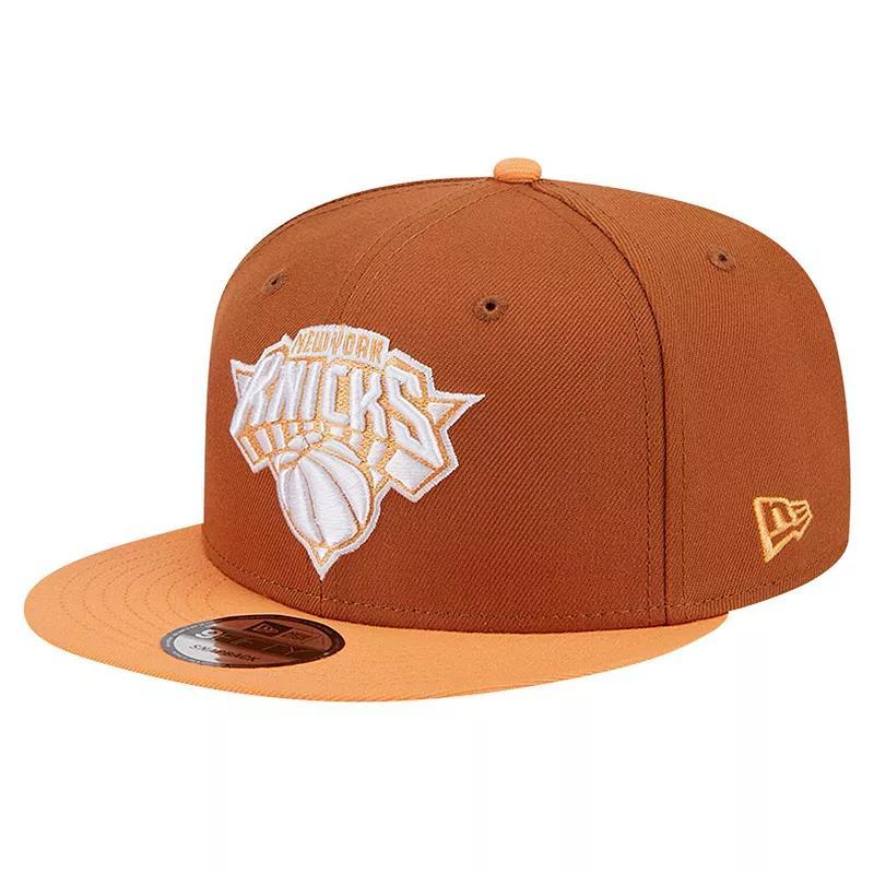 Mens New Era /Orange New York Knicks 2-Tone Color Pack 9FIFTY Snapback Hat Product Image