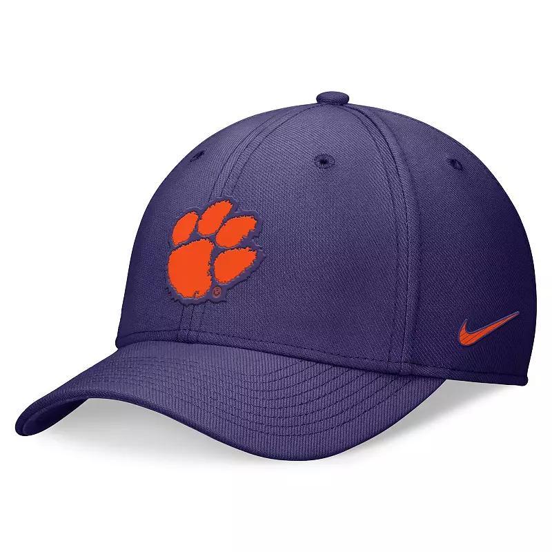 Unisex Nike Clemson Tigers 2024 Sideline Rise Swoosh Flex Hat Product Image