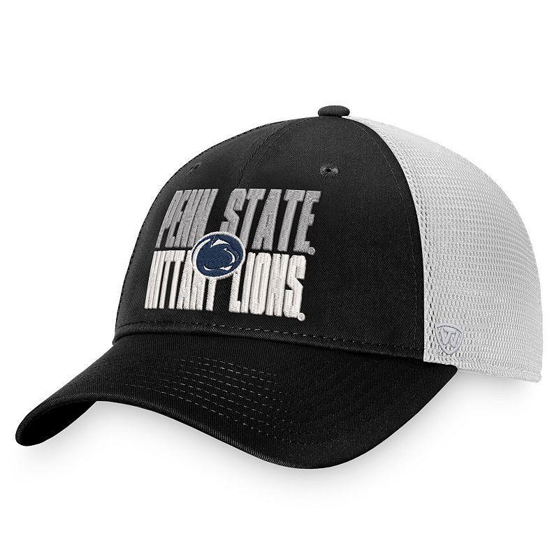 Mens Top of the World /White Penn State Nittany Lions Stockpile Trucker Snapback Hat Product Image