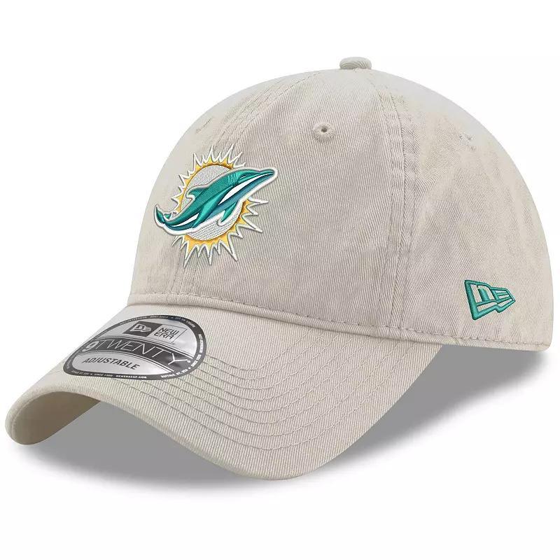 Mens New Era Khaki Miami Dolphins Playmaker 9TWENTY Adjustable Hat Product Image