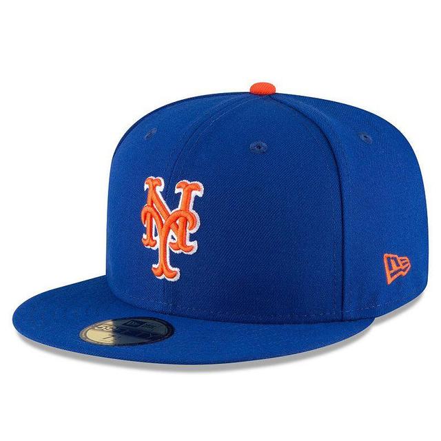 Mens New Era Royal/Orange New York Mets Authentic Collection On Field 59FIFTY Fitted Hat Product Image