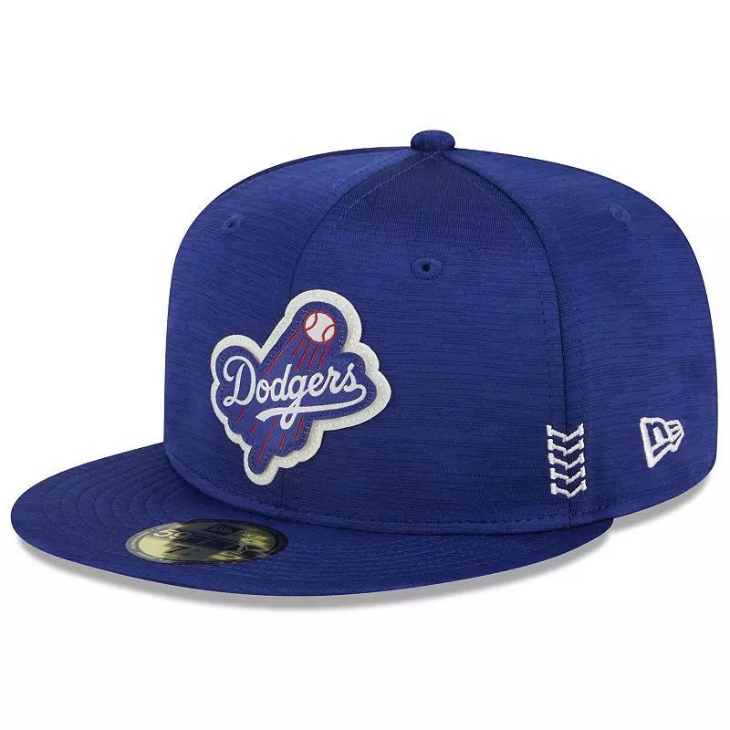 Mens New Era Royal Los Angeles Dodgers 2024 Clubhouse 59FIFTY Fitted Hat Product Image