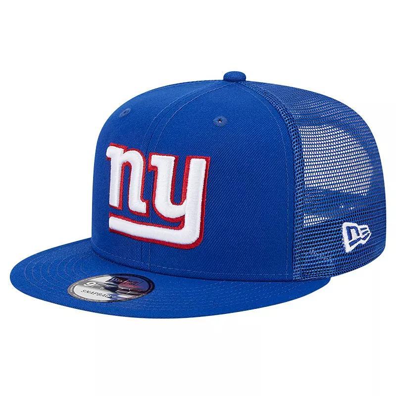 Mens New Era Royal New York Giants Main Trucker 9FIFTY Snapback Hat Product Image