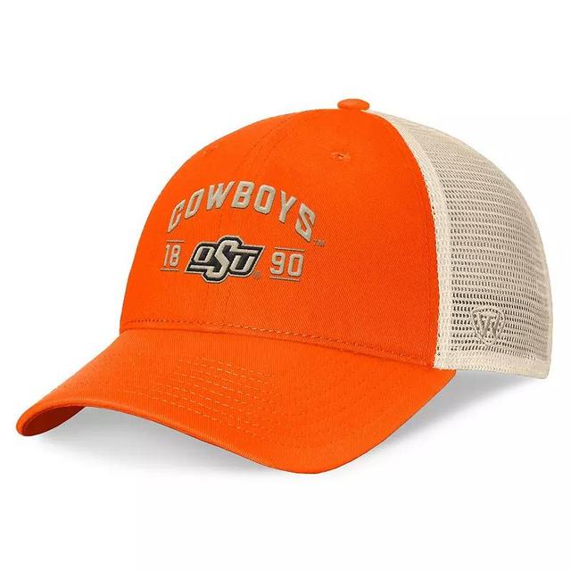 Mens Top of the World Oklahoma State Cowboys Heritage Waylon Trucker Adjustable Hat Product Image