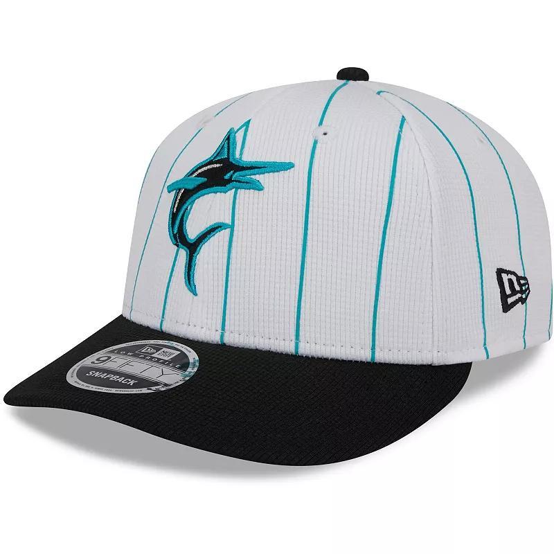 Mens New Era Miami Marlins 2024 Batting Practice Low Profile 9FIFTY Snapback Hat Product Image