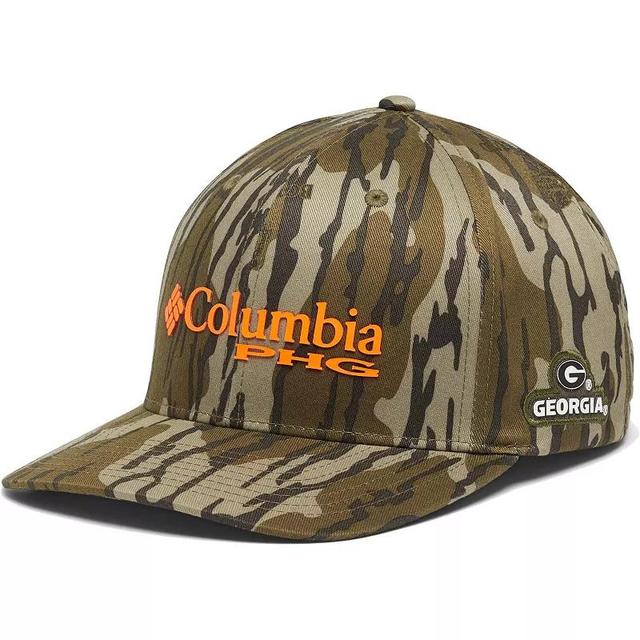 Mens Columbia Mossy Oak Camo Georgia Bulldogs Bottomland Flex Hat Product Image