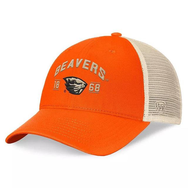 Mens Top of the World Oregon State Beavers Heritage Waylon Trucker Adjustable Hat Product Image