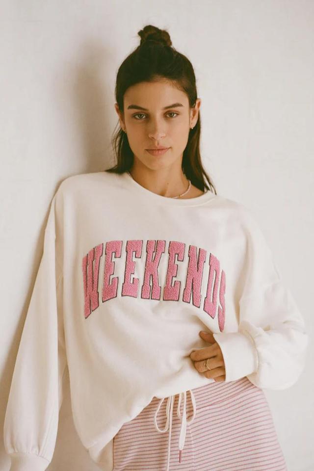 Oversized Weekend Sweatshirt Product Image