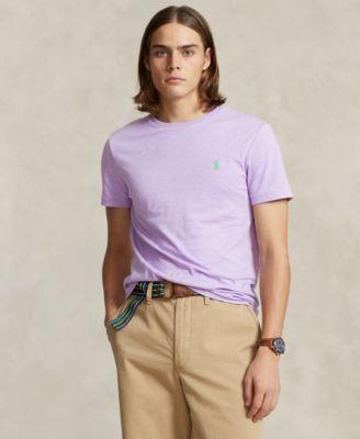 Polo Ralph Lauren Mens Classic-Fit Jersey Crewneck T-Shirt Product Image