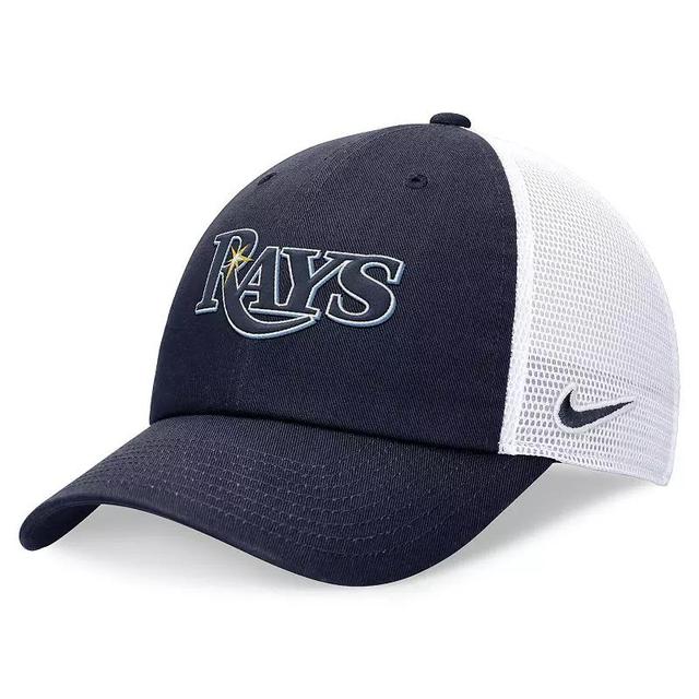 Mens Nike Seattle Mariners Evergreen Wordmark Trucker Adjustable Hat Blue Product Image