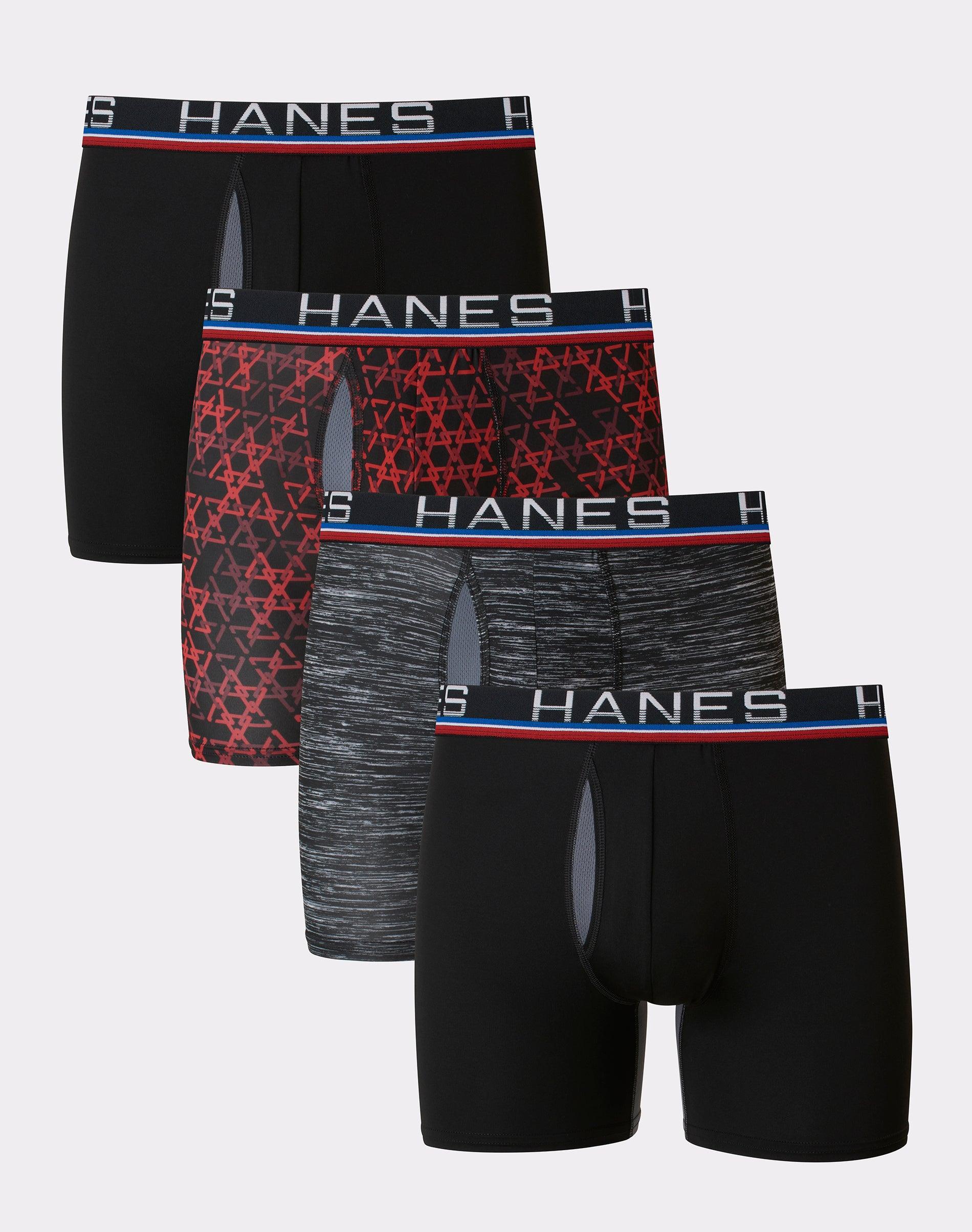 Hanes Ultimate Sport Xtemp Mens 4 Pack Boxer Briefs, X-large Product Image