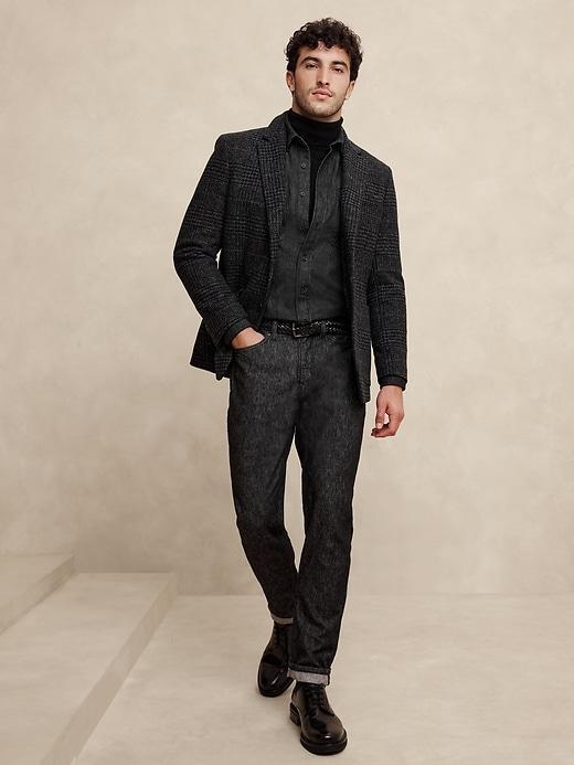 Tailored-Fit Plaid Jacket Product Image