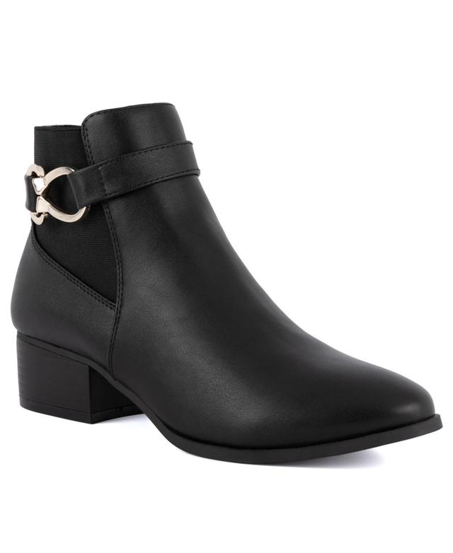 Jones New York Womens Nadine Stacked Heel Ankle Booties Product Image