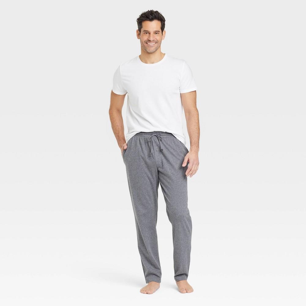 Mens Big & Tall Knit Pajama Set - Goodfellow & Co Charcoal XXLT Product Image