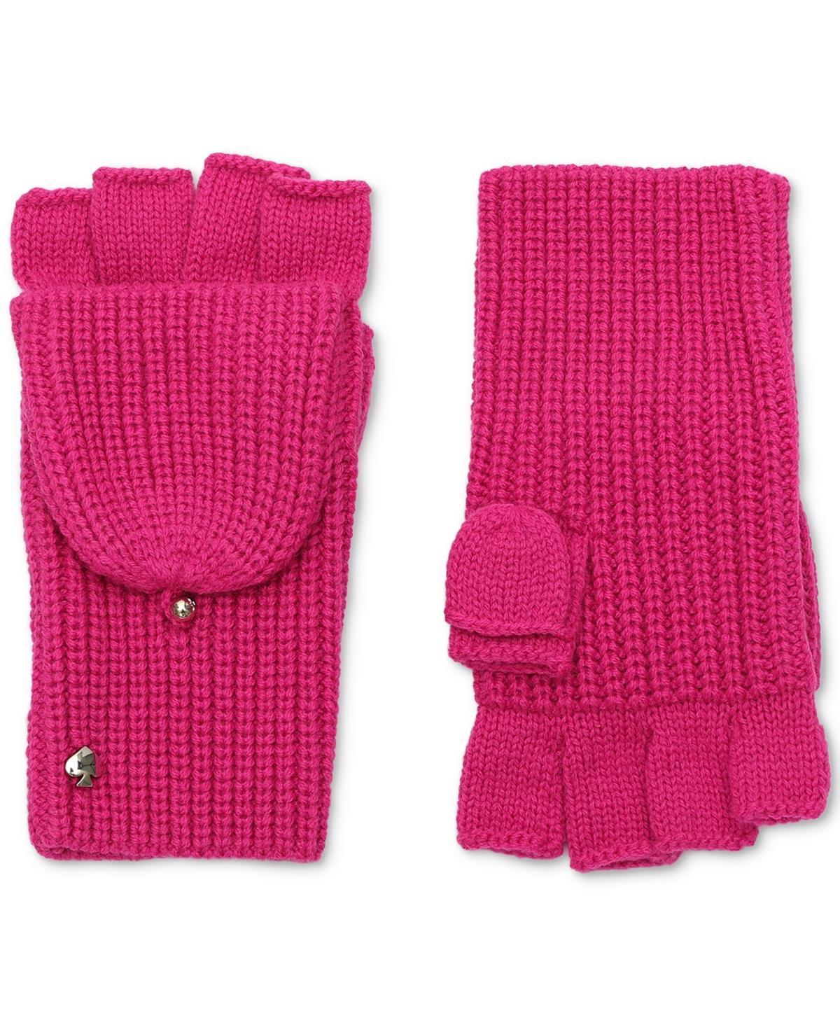 Kate Spade New York Womens Spade Logo Pop-Top Gloves Product Image