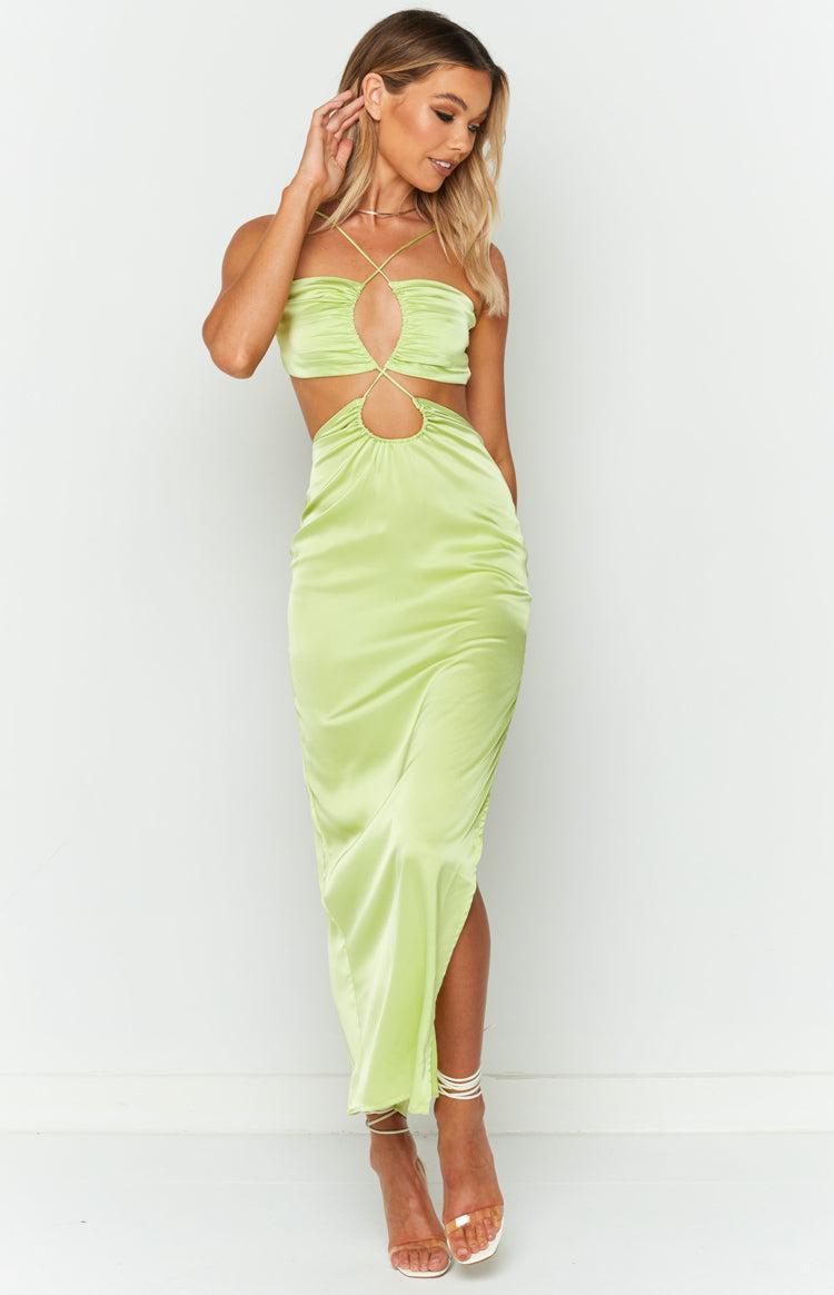 Taylor Green Maxi Dress Product Image