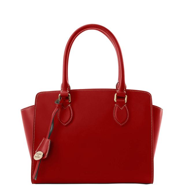 Dooney & Bourke Womens Alto Flavia Leather Tote Bag in Red Product Image