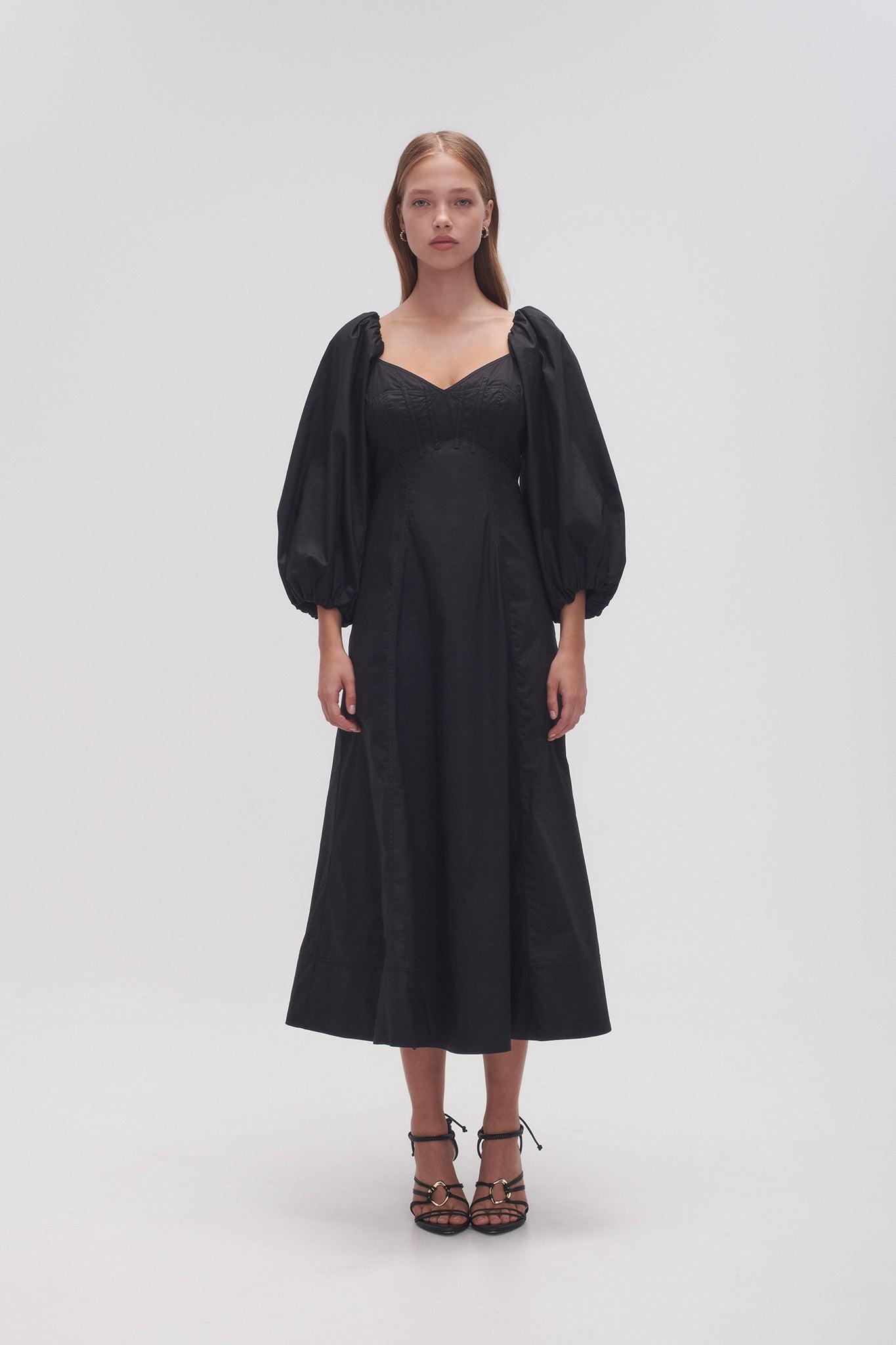 Hester Corsetted Midi Dress Product Image