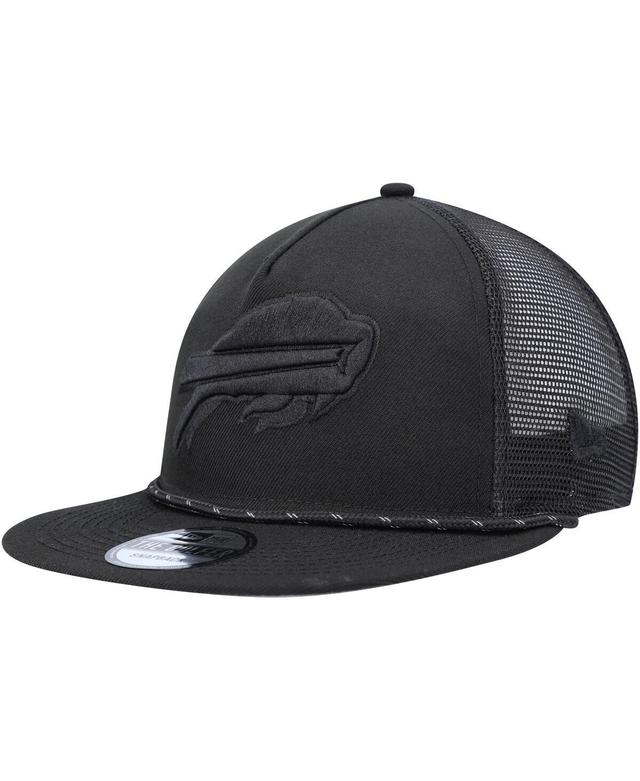 Mens New Era Black Buffalo Bills Illumination Golfer Snapback Trucker Hat Product Image