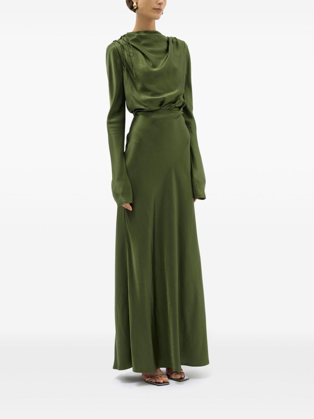 Lucien silk maxi dress Product Image