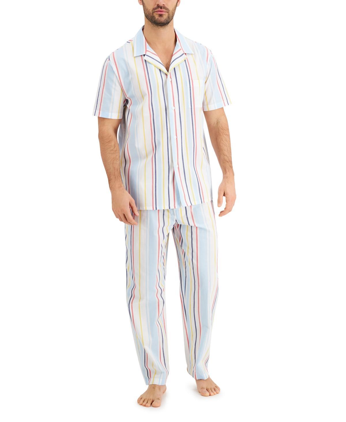 Club Room Mens Plaid Pajama Set, Created for Macys Product Image