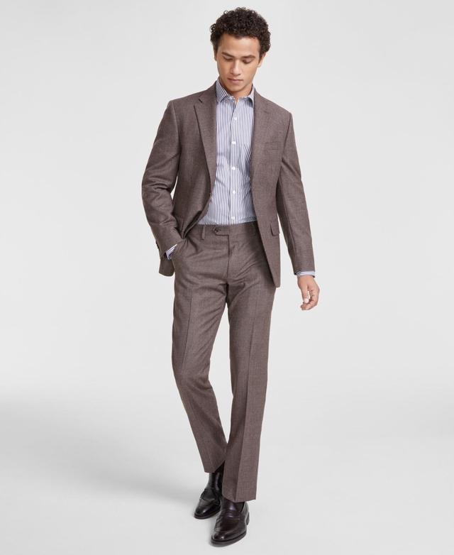 Tommy Hilfiger Mens Modern-Fit Stretch Wool Suit Pants Product Image