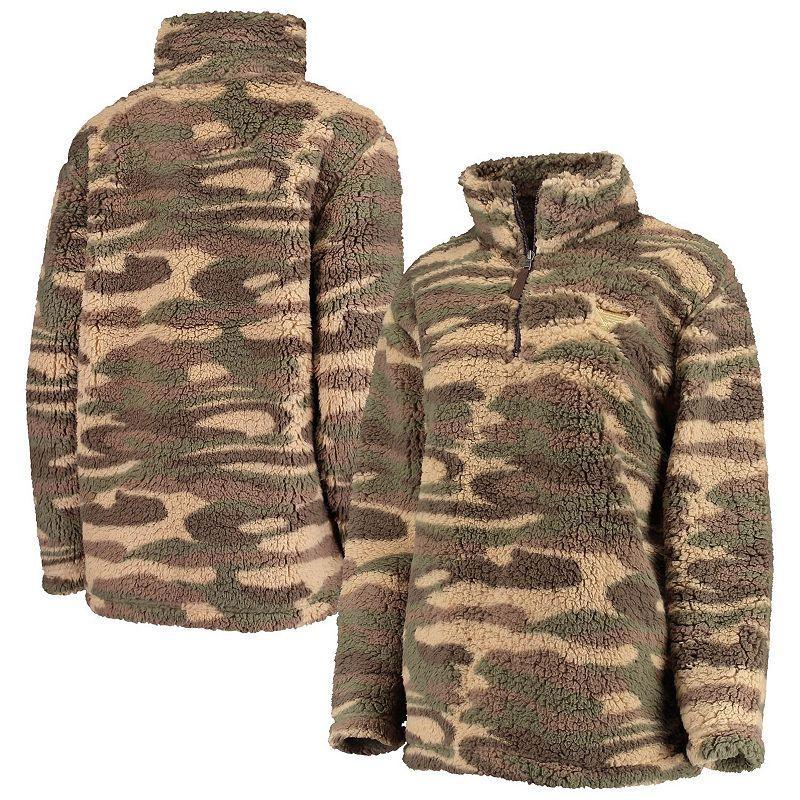 Womens G-III Sports by Carl Banks Camo St. Louis Blues Sherpa Quarter-Zip Jacket Product Image