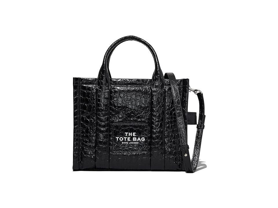 Womens The Croc-Embossed Medium Tote Product Image