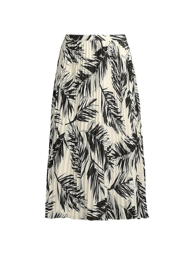 Womens Pleated Midi Skirt Product Image