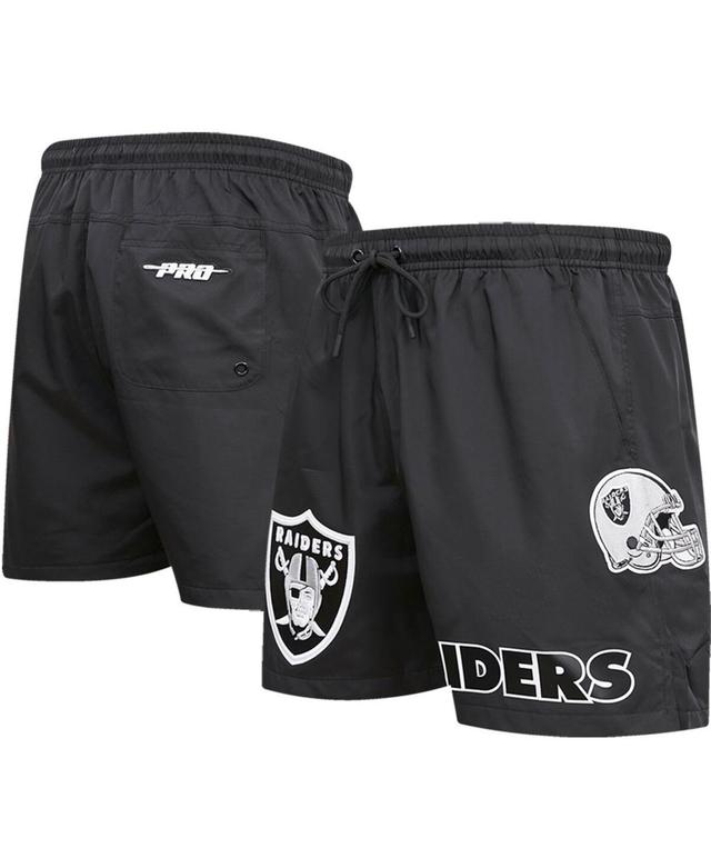 Mens Pro Standard Black Las Vegas Raiders Woven Shorts Product Image