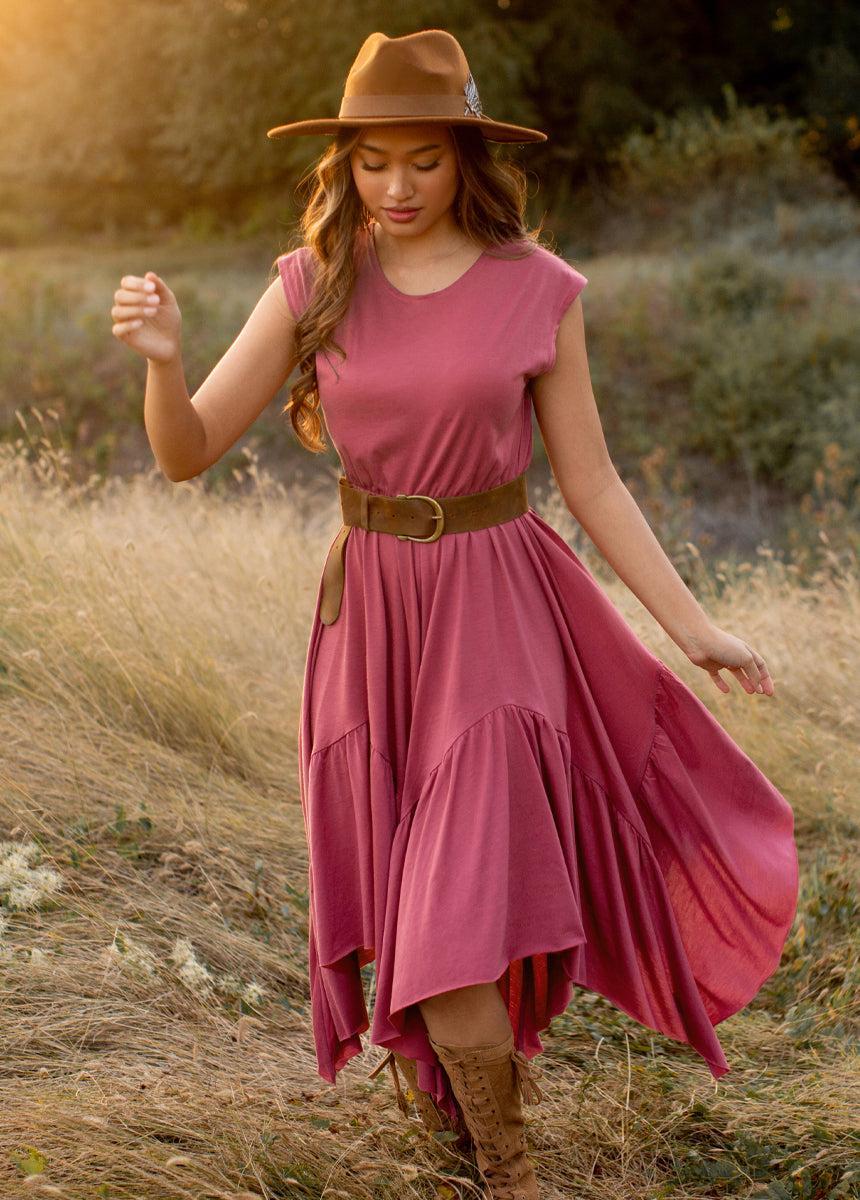 Pilar Dress in Mesa Rose Product Image